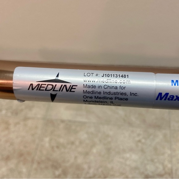 Midline Off Set Handle Bronze Aluminum Adjustable Cane Supports 250Lbs. - Picture 5 of 8